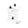 PARIS Chest of 6 Drawers in White - Image 2