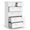 PARIS Chest of 6 Drawers in White - Image 14
