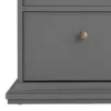 PARIS Chest of 6 Drawers in Matt Grey - Image 6