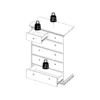PARIS Chest of 6 Drawers in Matt Grey - Image 2