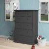 PARIS Chest of 6 Drawers in Matt Grey - Image 9