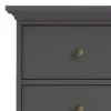 PARIS Chest of 6 Drawers in Matt Grey - Image 7