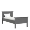 PARIS Single Bed (90x200) in Matt Grey