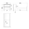PARIS Single Bed (90x200) in Matt Grey - Image 2