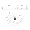 PARIS Underbed Storage Drawer for Single Bed in White - Image 2