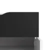 OSLO Sideboard - Small - 1 Drawer 2 Doors in White and Black Matt - Image 4