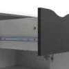 OSLO Sideboard - Small - 1 Drawer 2 Doors in White and Black Matt - Image 3