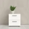 PEPE Bedside 2 Drawers in White Woodgrain - Image 9