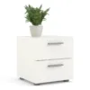 PEPE Bedside 2 Drawers in White Woodgrain - Image 2