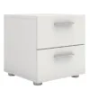 PEPE Bedside 2 Drawers in White