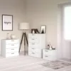 PEPE Bedside 2 Drawers in White - Image 3