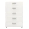 PEPE Chest of 5 Drawers in White - Image 8