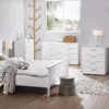 PEPE Chest of 5 Drawers in White - Image 5