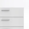 PEPE Chest of 5 Drawers in White - Image 4