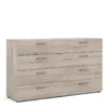 PEPE Wide Chest of 8 Drawers (4+4) in Truffle Oak