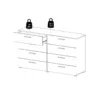 PEPE Wide Chest of 8 Drawers (4+4) in Walnut - Image 2