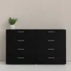 PEPE Wide Chest of 8 Drawers (4+4) in Black - Image 8