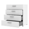 PEPE Chest of 4 Drawers in White - Image 9
