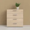 PEPE Chest of 4 Drawers in Oak - Image 8