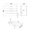 PEPE Chest of 4 Drawers in Oak - Image 4