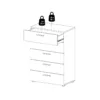 PEPE Chest of 5 Drawers in Black - Image 2