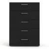 PEPE Chest of 5 Drawers in Black - Image 12