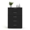 PEPE Chest of 5 Drawers in Black - Image 7