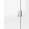 PEPE Wardrobe with 2 Doors in Oak and White High Gloss - Image 4