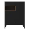 ROOMERS Sideboard 2 Doors 1 Drawer in Black and Walnut - Image 13