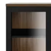 ROOMERS Display Cabinet Glazed 2 Doors in Black and Walnut - Image 7