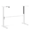 PRIMA Desk 150cm in White with Height Adjustable Legs with Electric Control in White - Image 2