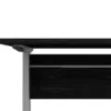 PRIMA Desk 150cm in Black Woodgrain with Height Adjustable Legs with Electric Control in Silver Grey Steel Legs - Image 5