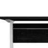PRIMA Desk 150cm in Black Woodgrain with Heigh Adjustable Legs with Electric Control in White - Image 6