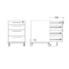 PRIMA Mobile Cabinet in Oak - Image 3