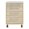 PRIMA Mobile Cabinet in Oak - Image 13
