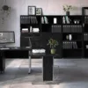 PRIMA Bookcase 2 Shelves with 2 Drawers and 2 Doors in Black Woodgrain - Image 3