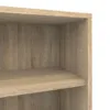 PRIMA Bookcase 2 Shelves with 2 Drawers and 2 Doors in Oak - Image 9