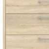 PRIMA Bookcase 1 Shelf with 2 Drawers + 2 File Drawers in Oak - Image 3