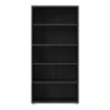 PRIMA Bookcase 4 Shelves in Black Woodgrain - Image 13