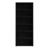 PRIMA Bookcase 5 Shelves in Black Woodgrain - Image 12