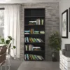 PRIMA Bookcase 5 Shelves in Black Woodgrain - Image 9