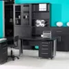PRIMA Bookcase 5 Shelves in Black Woodgrain - Image 8