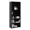 PRIMA Bookcase 5 Shelves in Black Woodgrain - Image 7