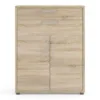 PRIMA Bookcase 1 Shelf with 2 Drawers and 2 Doors in Oak - Image 11
