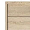 PRIMA Bookcase 1 Shelf with 2 Drawers and 2 Doors in Oak - Image 8