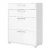 PRIMA Office Storage with 2 Drawers + 2 File Drawers in White - Image 10