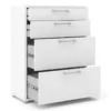 PRIMA Office Storage with 2 Drawers + 2 File Drawers in White - Image 9