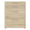 PRIMA Office Storage with 2 Drawers + 2 File Drawers in Oak - Image 10