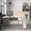 PRIMA Office Storage with 2 Drawers + 2 File Drawers in Oak - Image 6