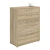 PRIMA Office Storage with 2 Drawers + 2 File Drawers in Oak - Image 5